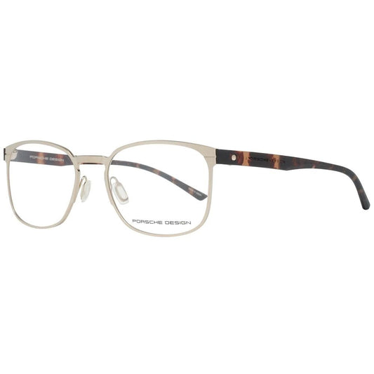 Porsche Gold Titanium Frames in golden color, model P8353-54B, lens/bridge/temple size 54/19/145mm, made from high-quality titanium.
