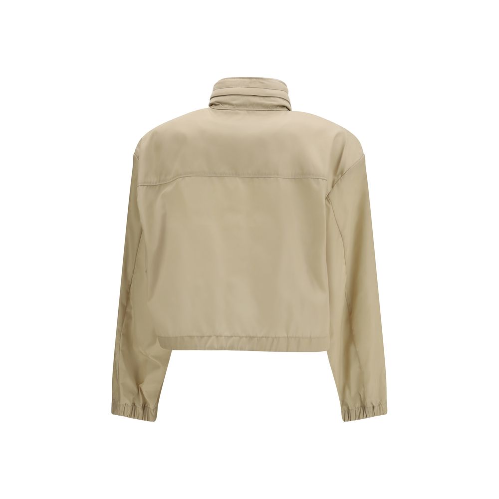 Prada Beige Recycled Polyamide Shell Jacket 1728,72470364320,Beige,Clothing,IT40 | M,IT42 | L,IT44 | L,Jackets & Coats - Clothing,New with tags,Prada,Shell Jackets - Jackets & Coats - Clothing,Women