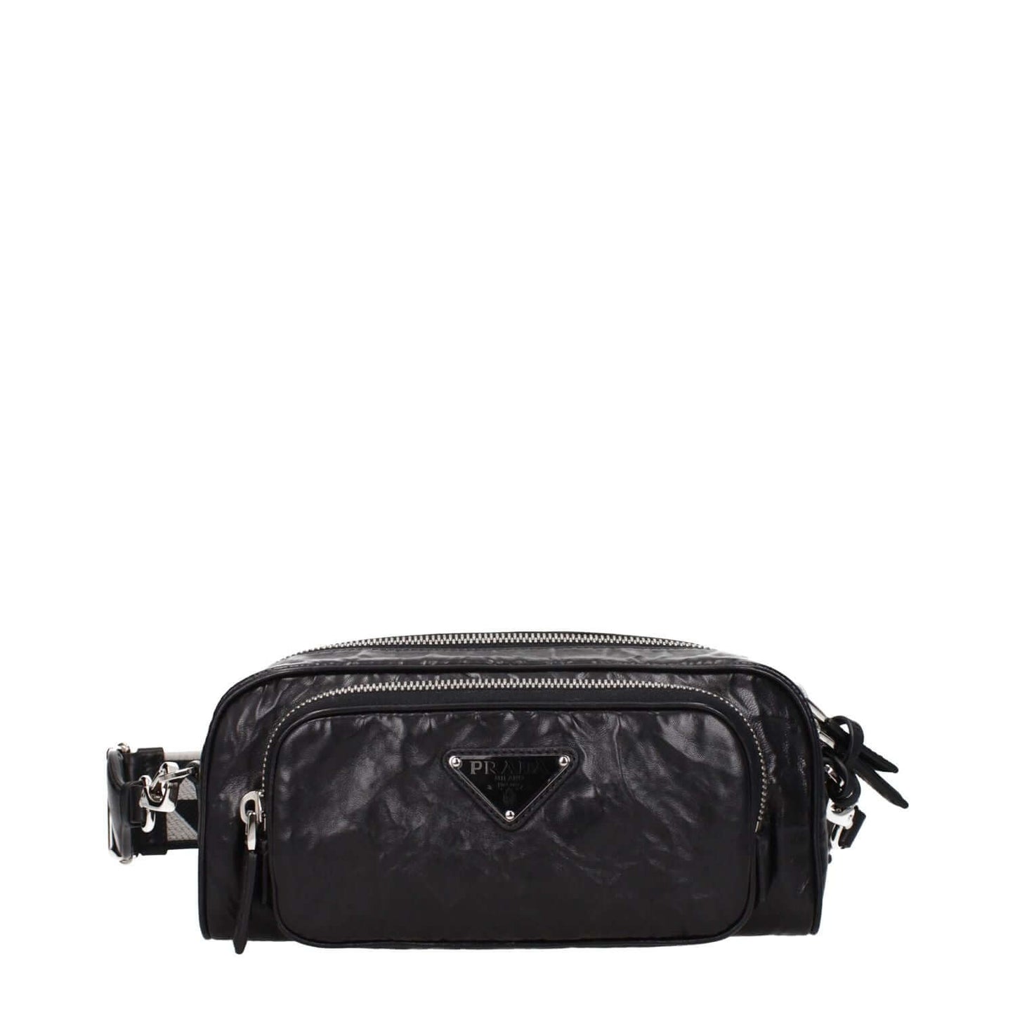 Prada Black Leather Crossbody Bag