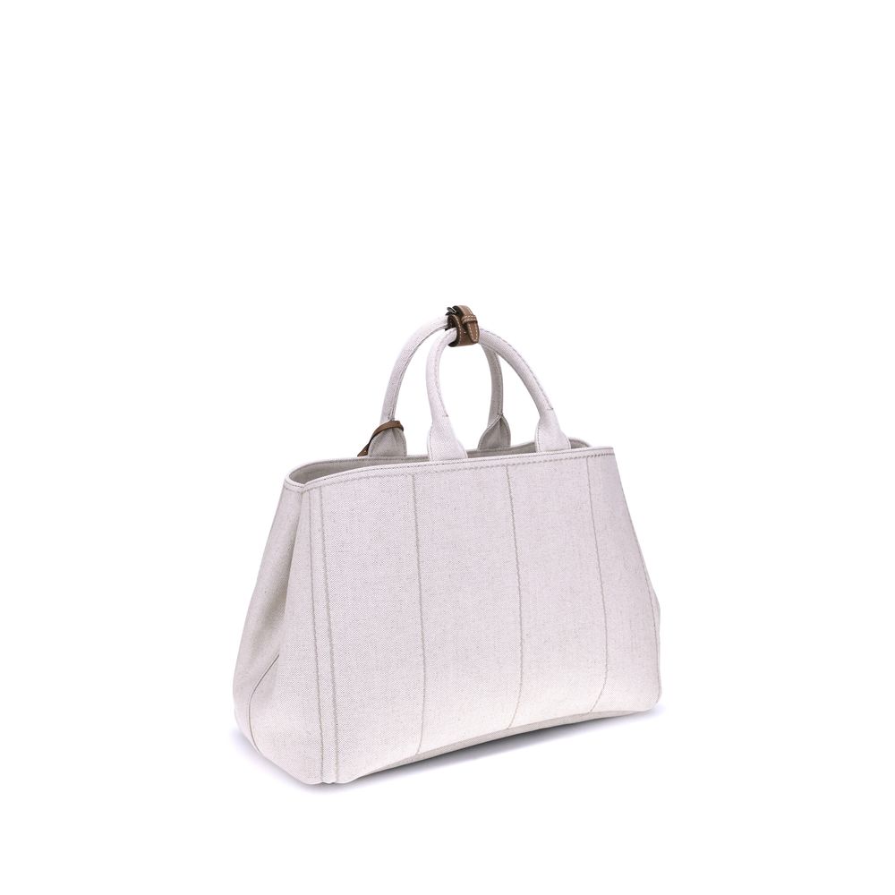Front view with bag zipped and handles upright.