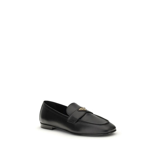 Prada Leather Loafers PR-1D147OF010070F0002-EU38/US8
