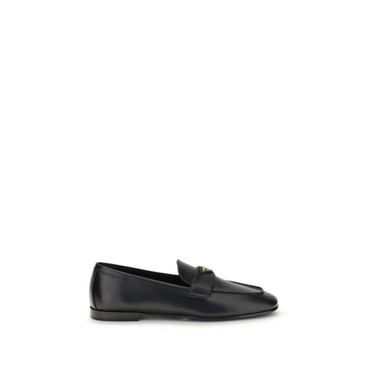 Prada Leather Loafers PR-1D147OF010070F0002-EU38/US8