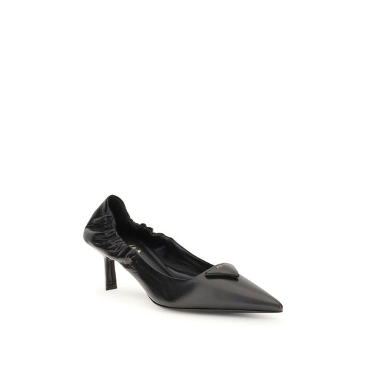 Prada Leather logo Pumps PR-1I188OF055070F0002-EU36/US6