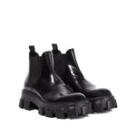 Prada Monolith Leather Ankle Boots PR-8783725494484-EU39.5/US6.5