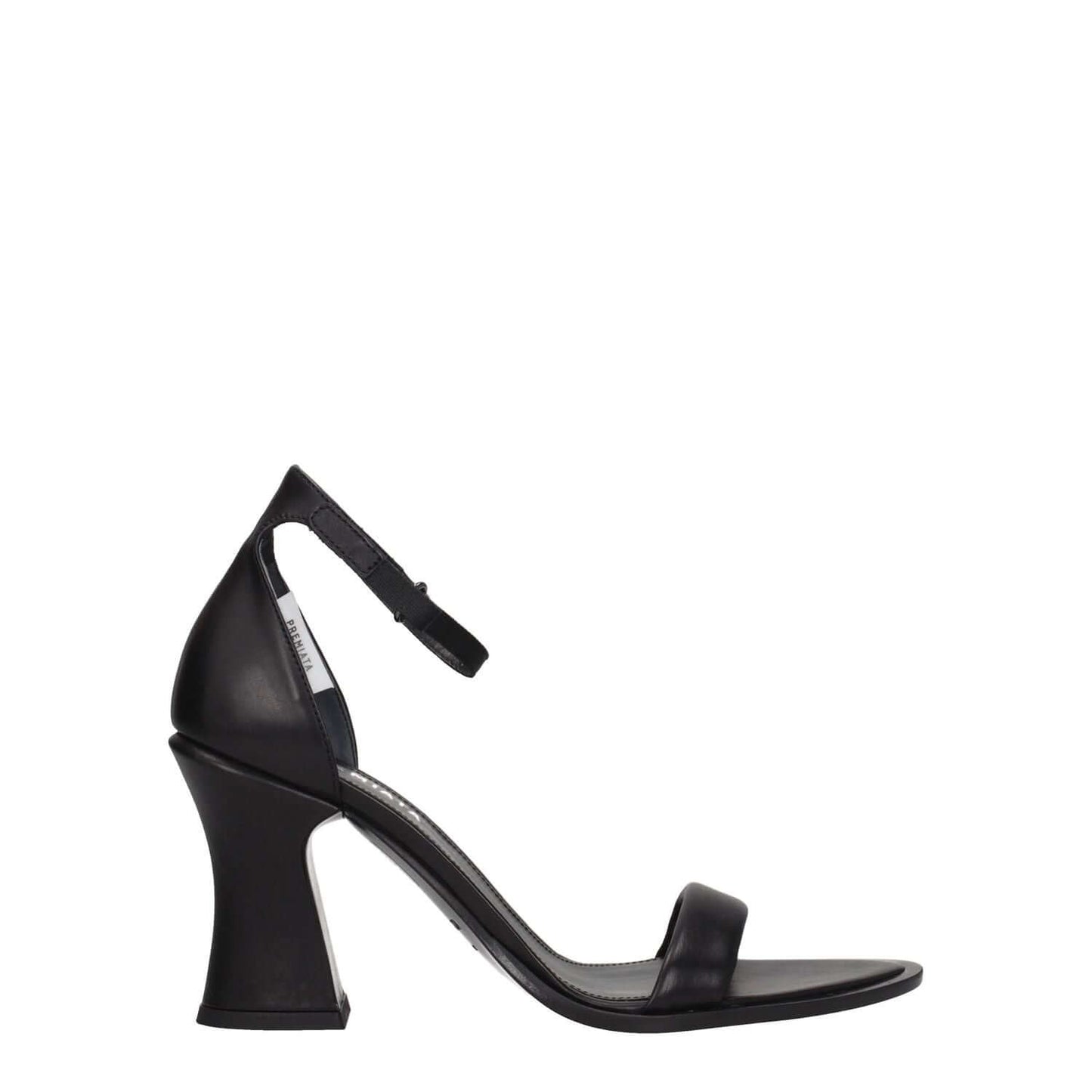 Premiata Black Leather Sandals