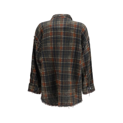 R13 Multicolor Cotton Pattern Shirt