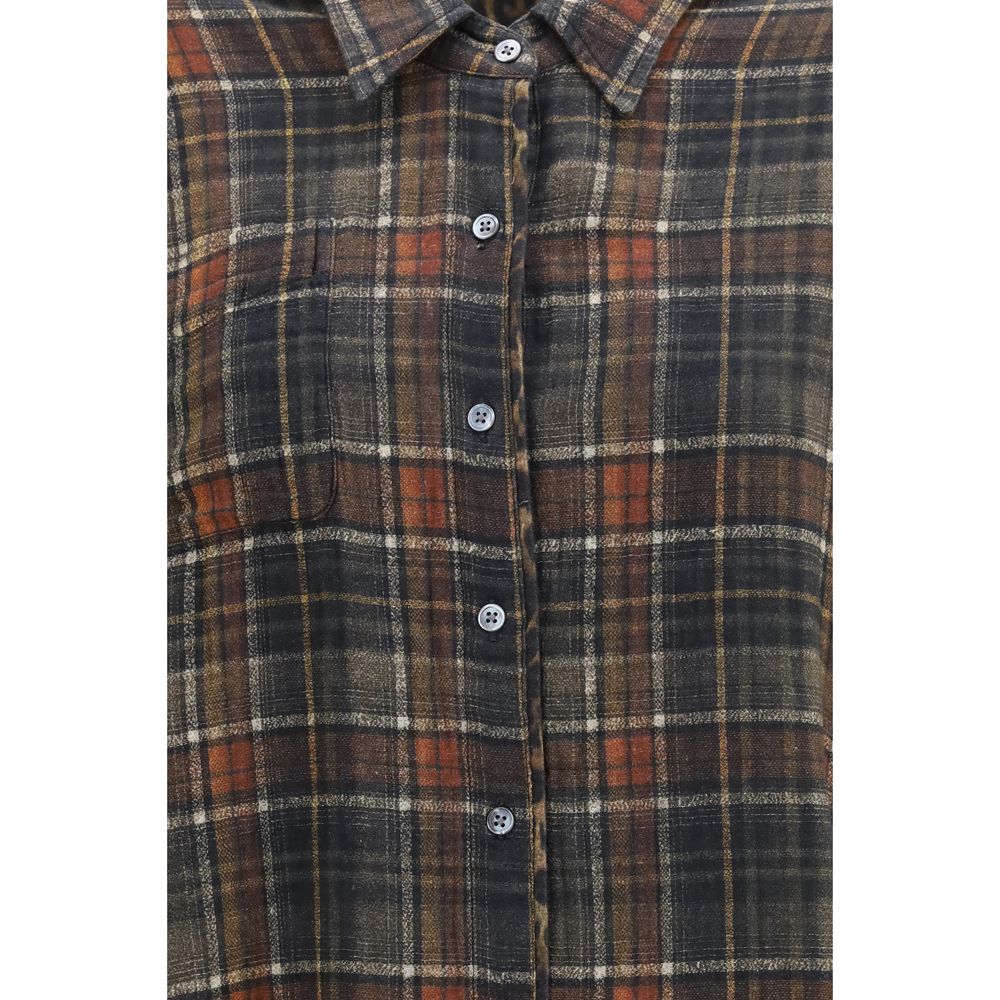 R13 Multicolor Cotton Pattern Shirt