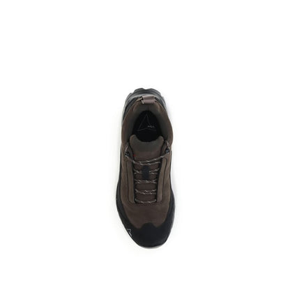 ROA Brown Calf Leather Bos Taurus Athletic Sneakers