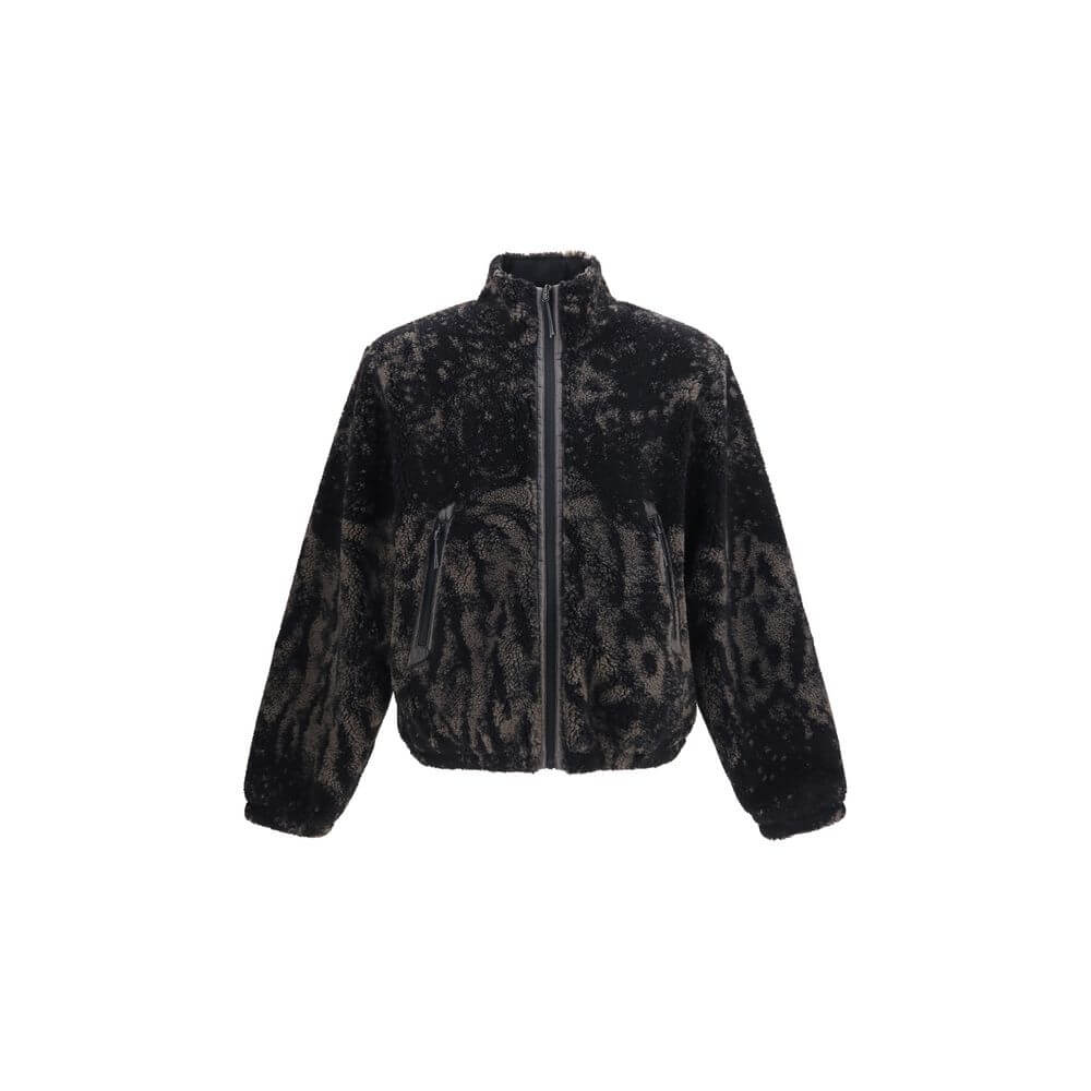 ROA Brown Polyester Full-Length Jacket
