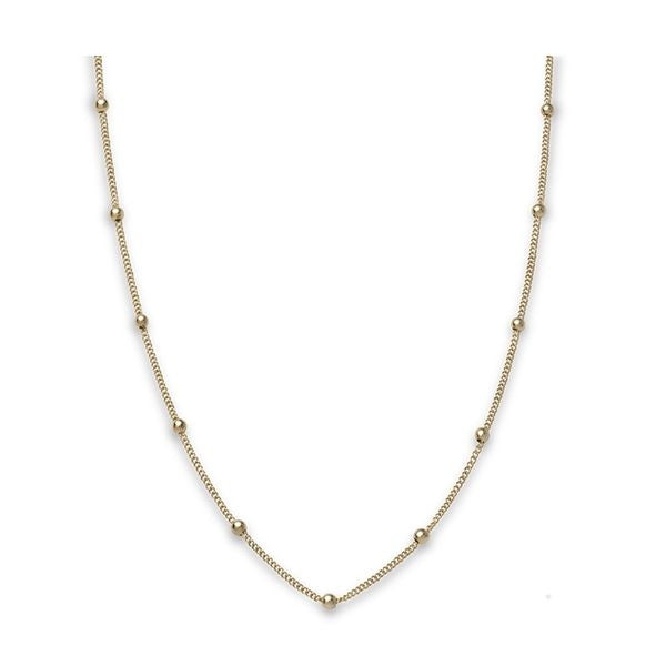 ROSEFIELD JEWELS JEWELRY Mod. JDCHG-J057 elegant gold necklace showcasing delicate chain with bead accents.
