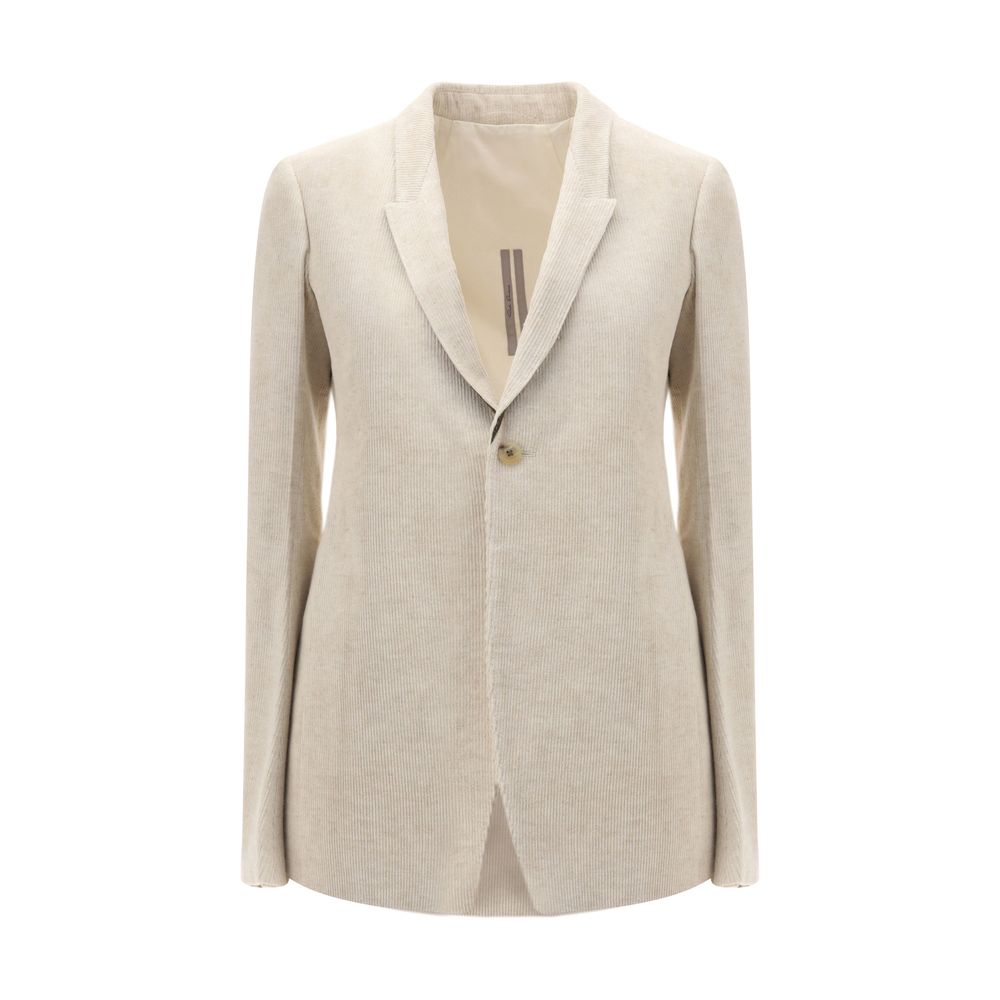 Rick Owens Beige Cotton Blazer