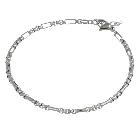 SENSE Mod. BR6318 elegant silver bracelet with fine chain design and secure clasp, perfect for adding a touch of sophistication to any outfit.