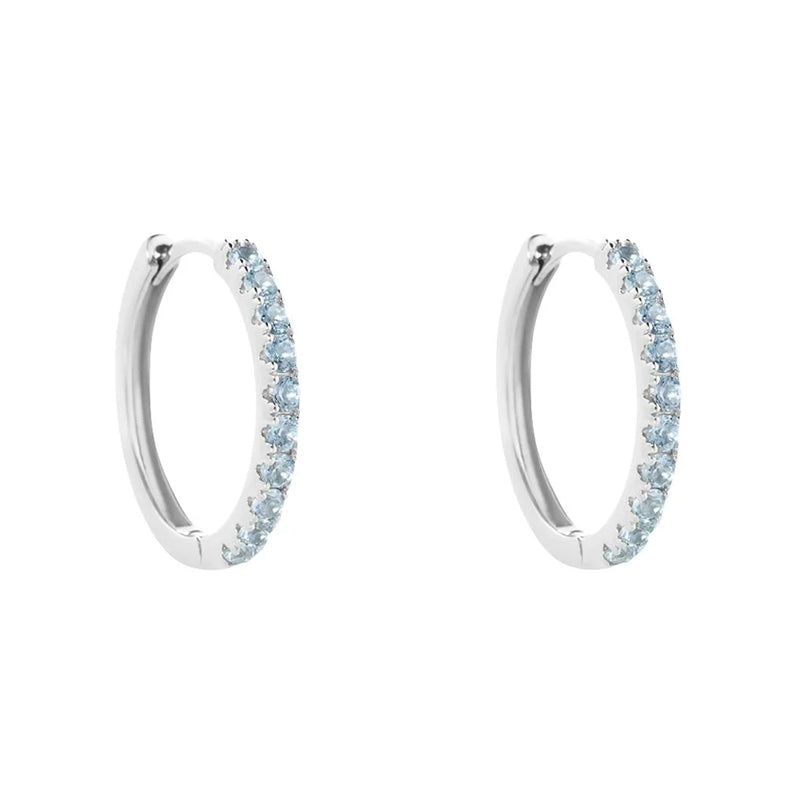 Elegant hoop earrings from STROILI Mod. 1682423, featuring sparkling gemstones, perfect for a sophisticated look.