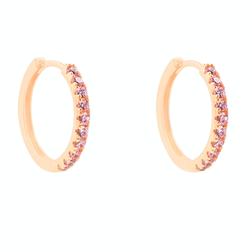 STROILI Mod. 1682425 hoop earrings with sparkling stones