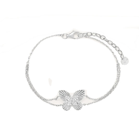 STROILI Mod. 1694910 butterfly bracelet featuring elegant design and silver finish from Stroili Jewels Jewelry collection.
