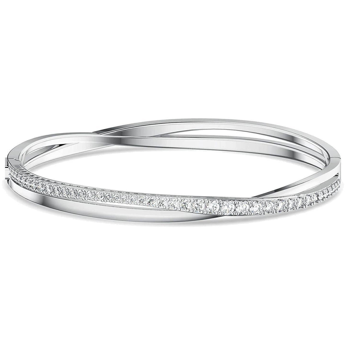 Elegant silver bracelet with crystals, perfect for ladies. From SWAROVSKI Mod. 5572725 collection, crafted from silver 925°. Stylish and durable.