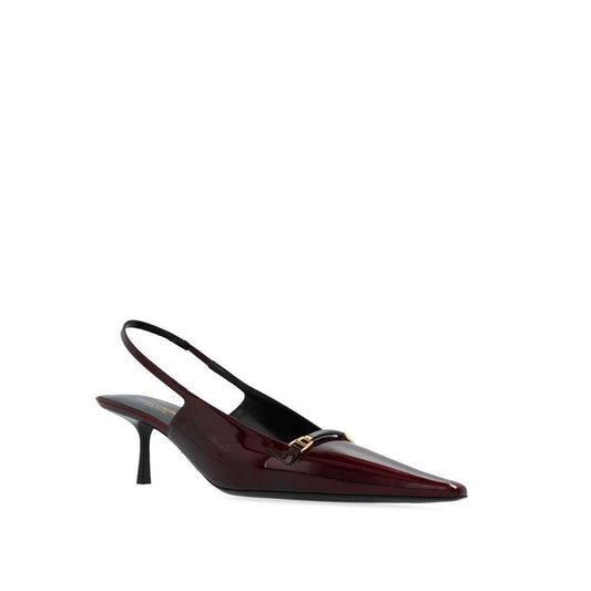 Saint Laurent 'Carine' Leather Slingback Pumps SA-8735550865620-EU35/US5