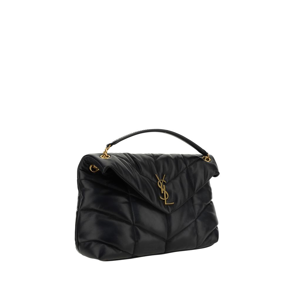 Front view with bag zipped and handles upright.