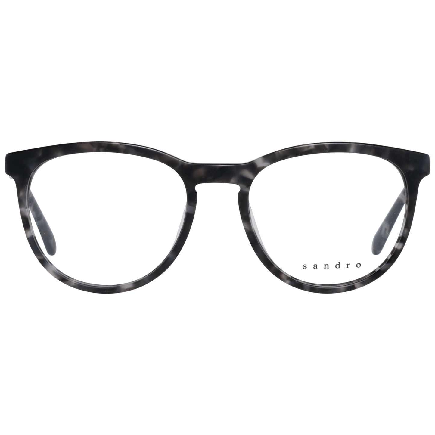 Sandro Gray Plastic Glasses (Frames) for men, full-rim style, grey color, plastic frame, 51-18-145, branded case included.
