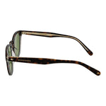 Scotch & Soda Brown Men Sunglass with metal full-rim frame, green plastic lenses, and 100% UVA & UVB protection.