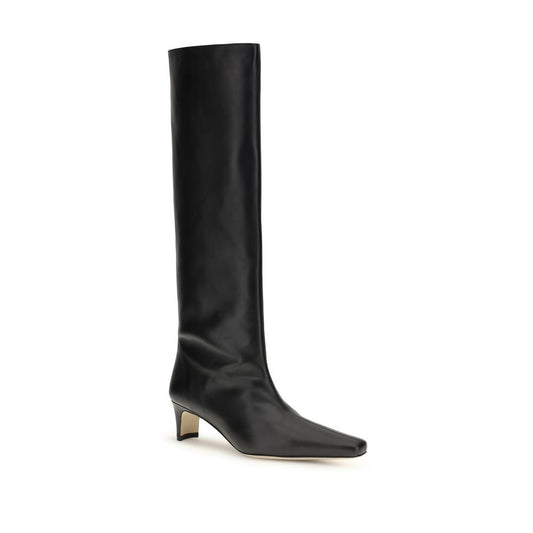 Staud Wally leather High Boots ST-F25P1001WLBLK-EU36.5/US6.5