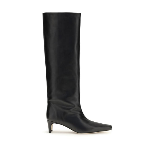 Staud Wally leather High Boots ST-F25P1001WLBLK-EU36.5/US6.5