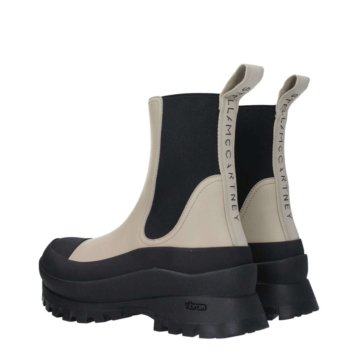 Stella McCartney Black Leather Ankle Boots