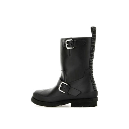 Stella McCartney Black Polyester Ankle Boots