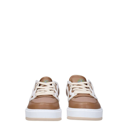 Stella McCartney Brown Fabric Chunky Sneakers