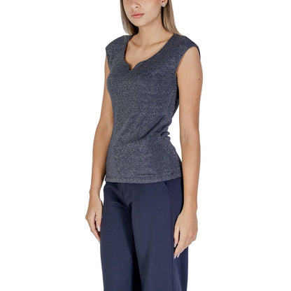 Street One Blue Viscose Tank Tops