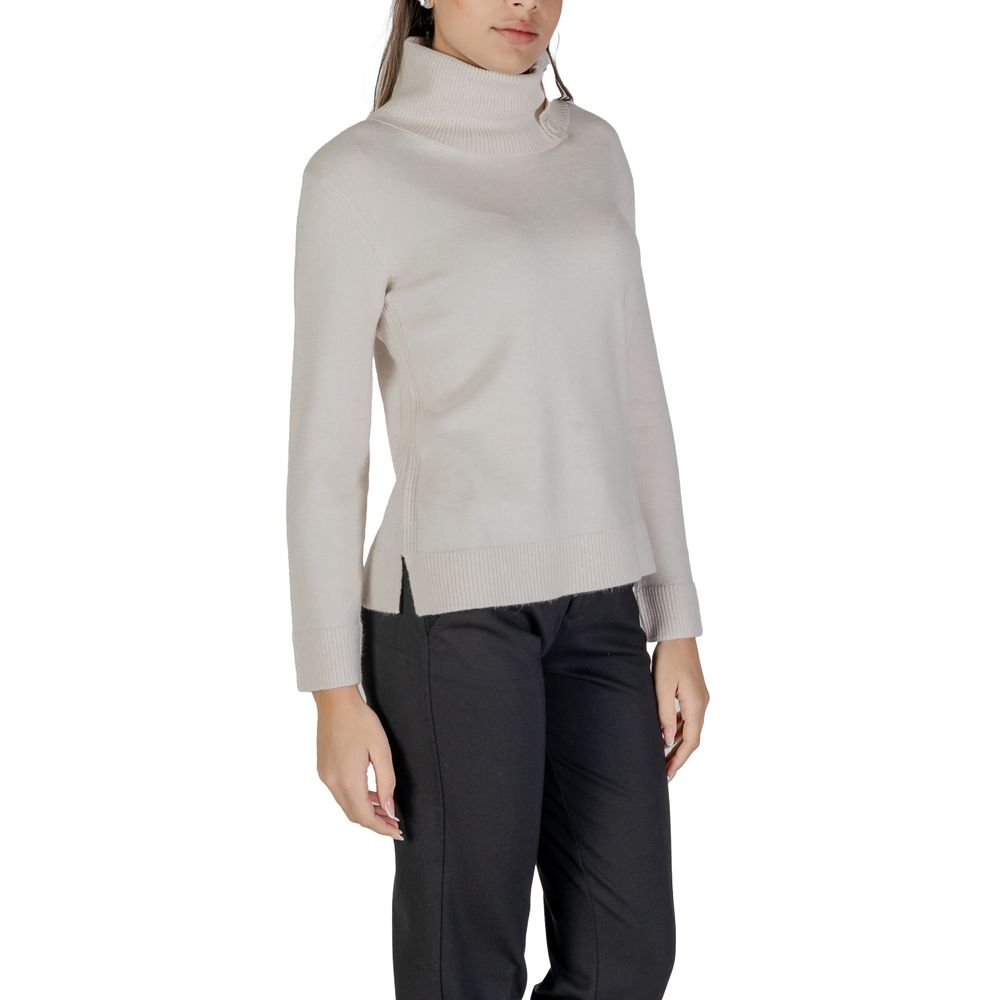 Street One Cream Viscose Turtleneck