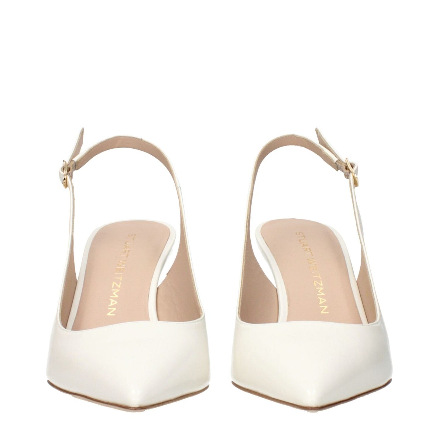 Stuart Weitzman Beige Leather Pumps