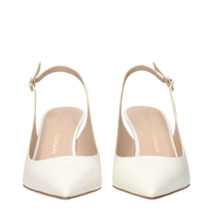 Stuart Weitzman Beige Leather Pumps