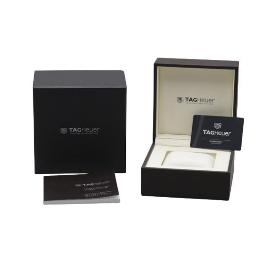 Official packaging for TAG HEUER Mod. AQUARACER CAL. 5 wristwatch with box and manual
