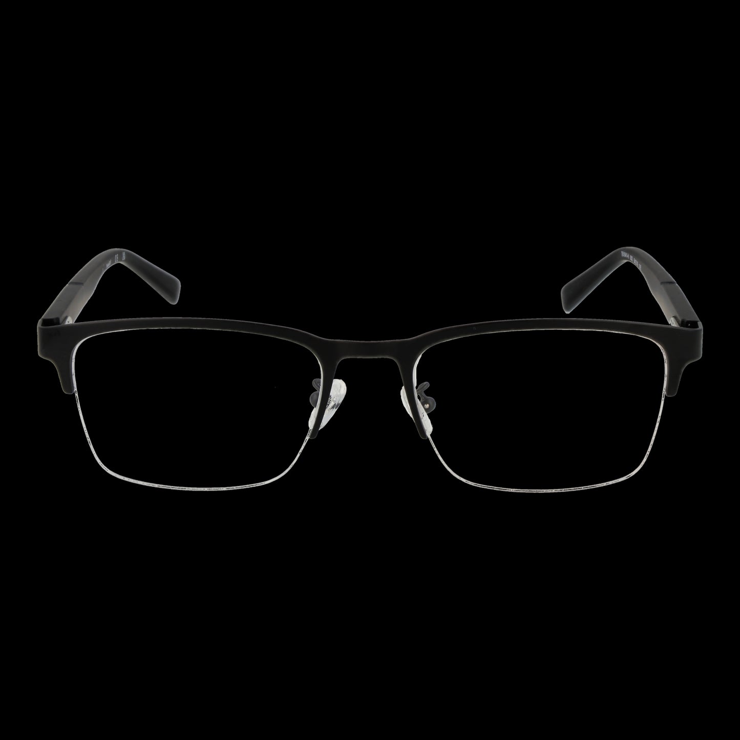 Black frame glasses TIMBERLAND MOD. TB1841-H 54002 for gentlemen on a dark background.