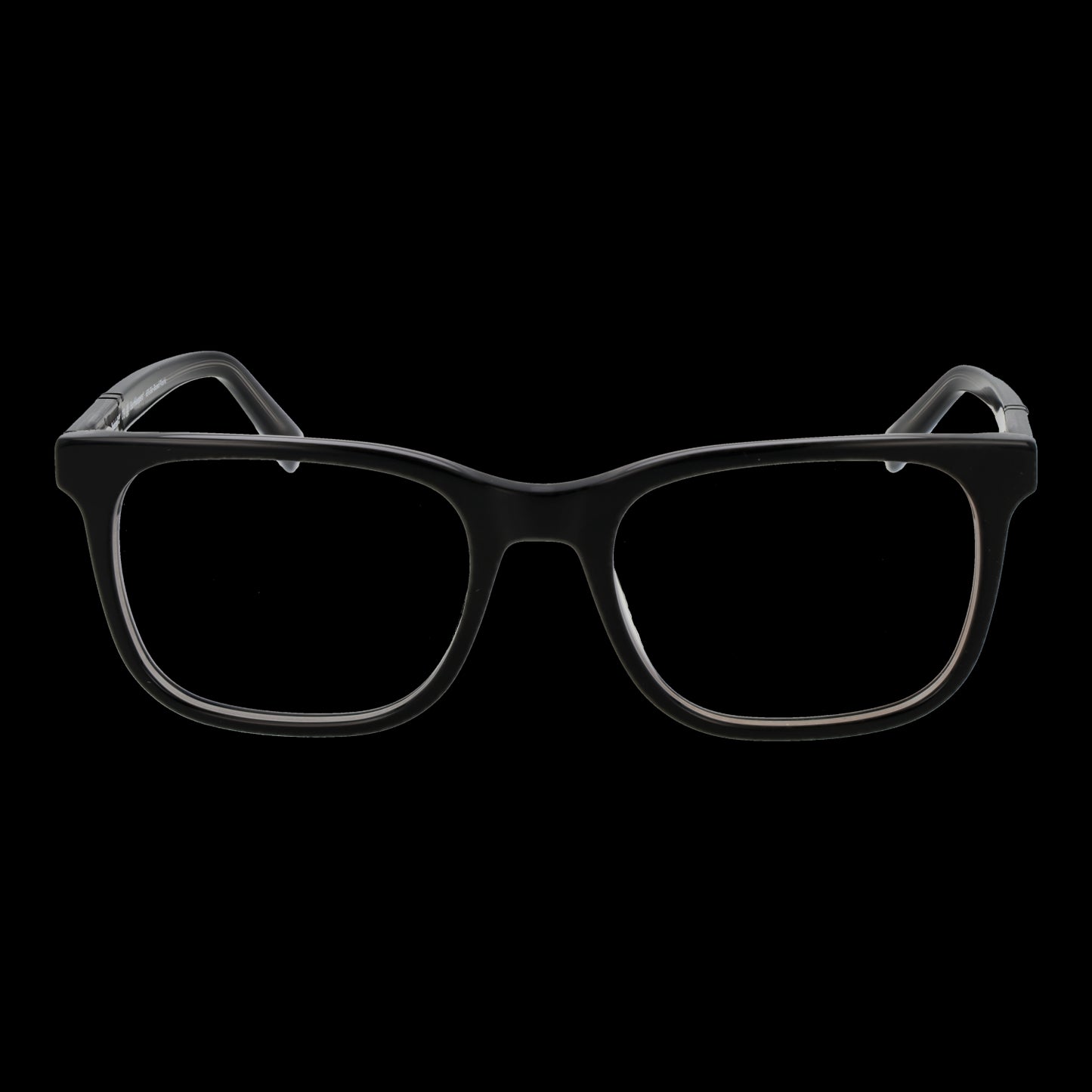 TIMBERLAND MOD. TB50024 54001 men's eyewear front view, black frame, durable design from Timberland's stylish collection.