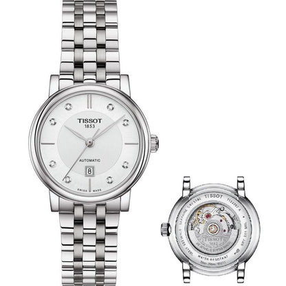 TISSOT Mod. CARSON AUTOMATIC W-DIAMONDS Lady,READY STOCKED WATCHES,Wristwatch