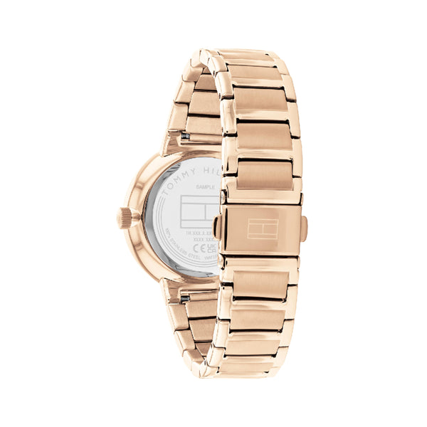 TOMMY HILFIGER Mod. 1782533 ladies' quartz analog watch, 36 mm case, water-resistant 3 ATM, mineral dial, official packaging.