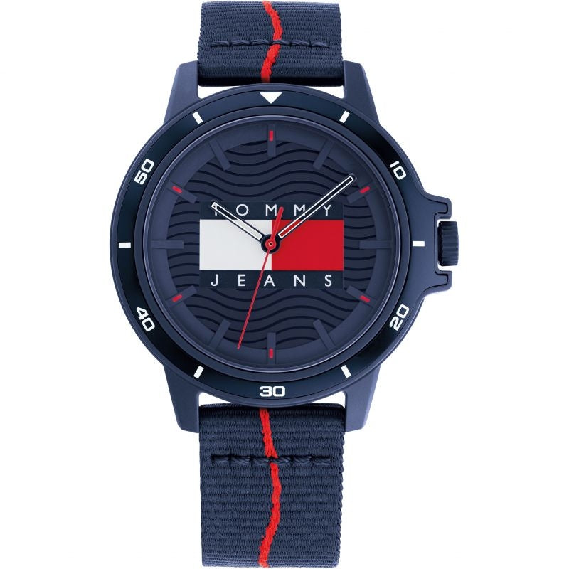 TOMMY HILFIGER Mod. 1791997 Quartz Analog Gents Watch, 42mm Mineral Case, 3 ATM Water Resistant, Multifunction Bracelet in Official Box