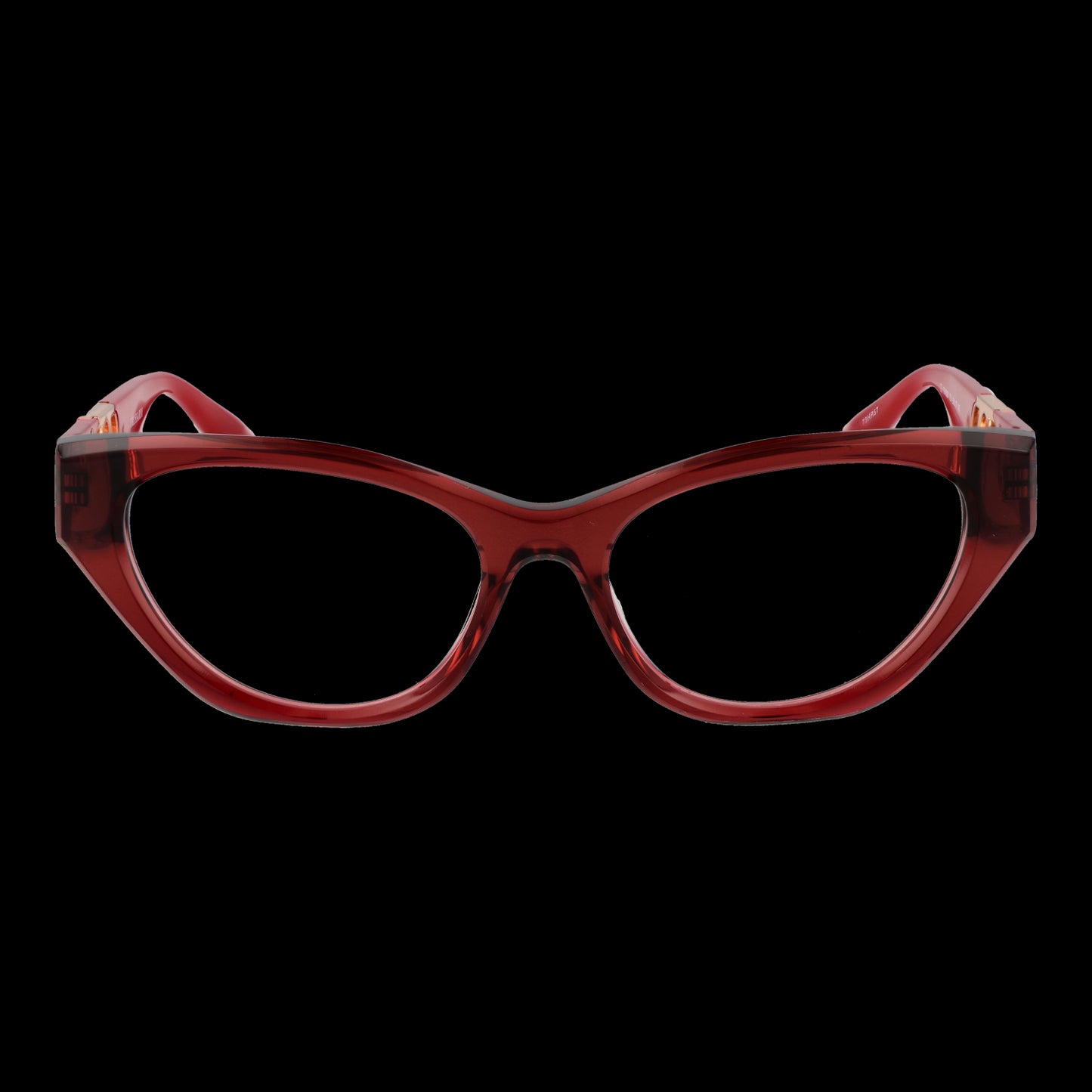 TRUSSARDI MOD. TSW6021 54T03 women's eyeglasses in red color designed for ladies.