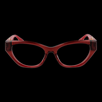 TRUSSARDI MOD. TSW6021 54T03 women's eyeglasses in red color designed for ladies.