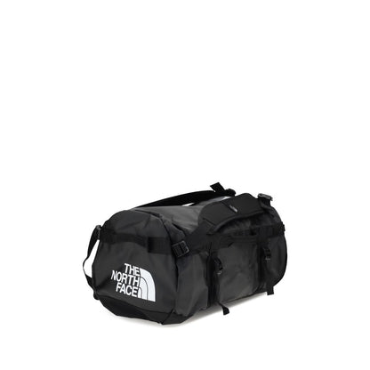 The North Face Black Nylon Luggage And Travel - Base Camp Duffel S travel bag, durable and waterproof, with padded side handles.