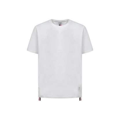 Thom Browne White Cotton T-Shirt
