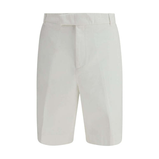 Thom Browne White Polyester Bermuda Shorts