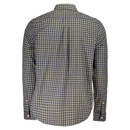 Timberland Blu Cotton Men Shirt
