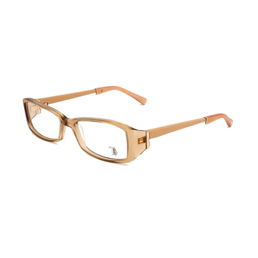 Tod's Yellow Acetate Frames with rectangular design, size 53/16/135 mm, ideal for women. Stylish and lightweight.