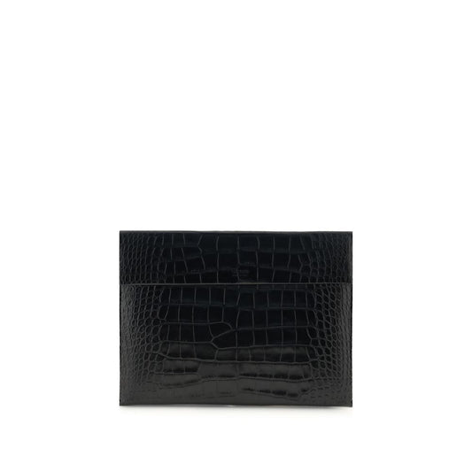 Tom Ford Black Leather Clutch Bag