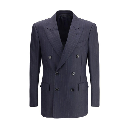 Tom Ford Pinstripe Blazer TO-JLRP01W0103UCC-IT46 | S