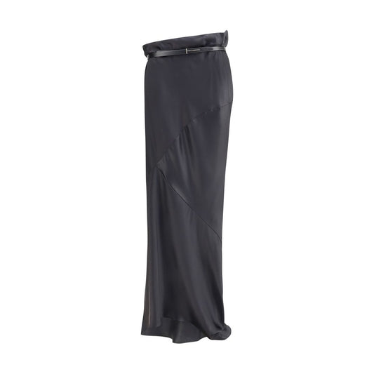 Tom Ford Satin long Skirt TO-GC5828FAX1664LB999-IT38 | S