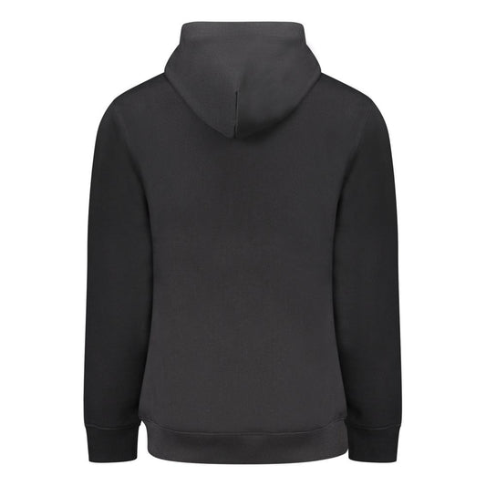 Tommy Hilfiger "Black Cotton Men Sweater with Central Pocket" TO-39708-S